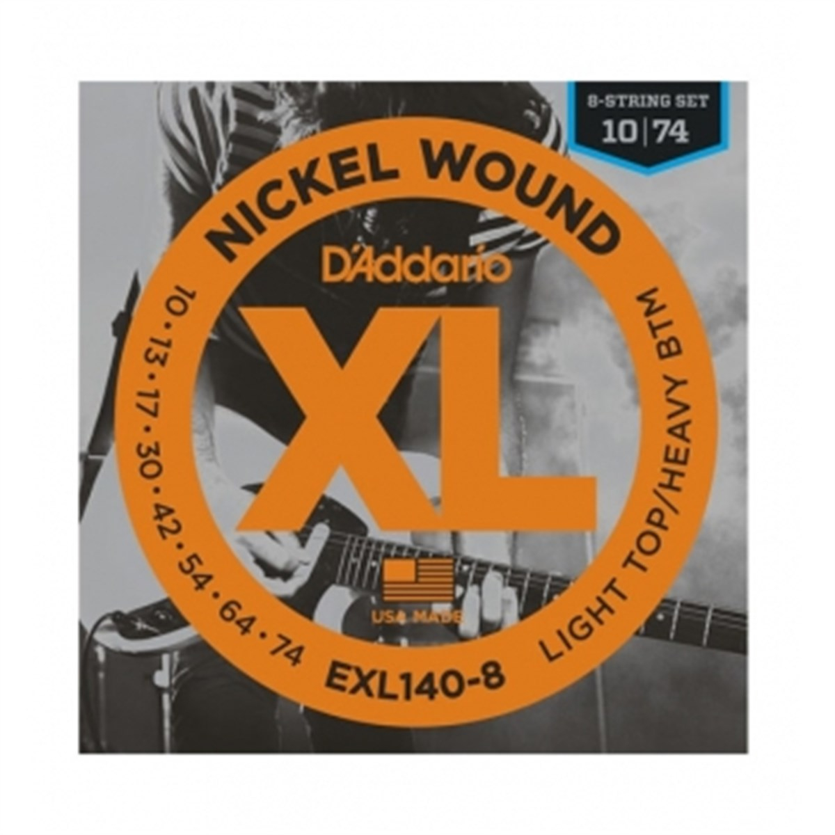 DADDARIO EXL140-8 ELEKTRO TEL SET 8 TELLİ 10-74