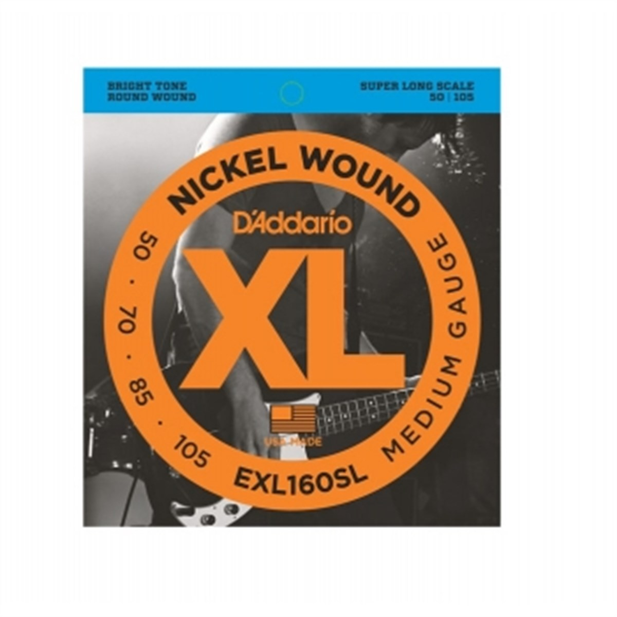 DADDARIO EXL160SL BAS GİTAR TEL SETİ 50-105