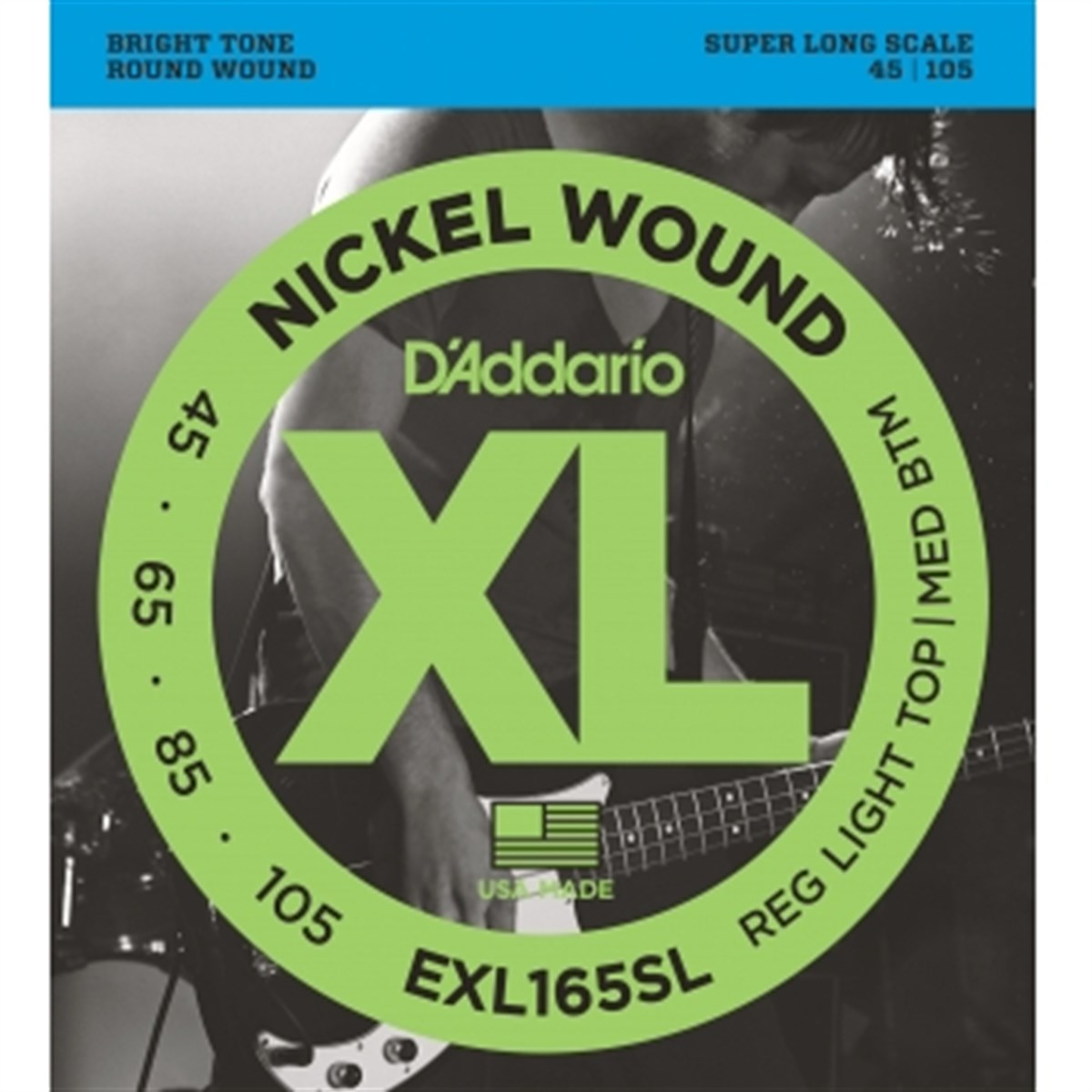 DADDARIO EXL165SL BAS GİTAR TEL SETİ 45-105