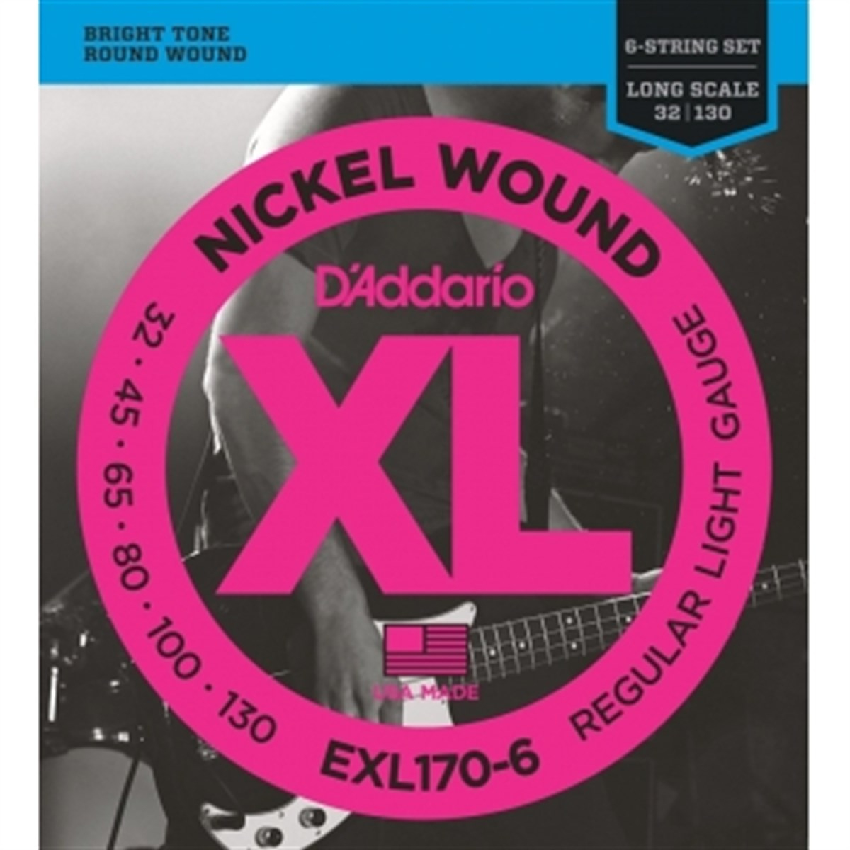 DADDARIO EXL170-6 BAS GİTAR TEL SETİ 32-130