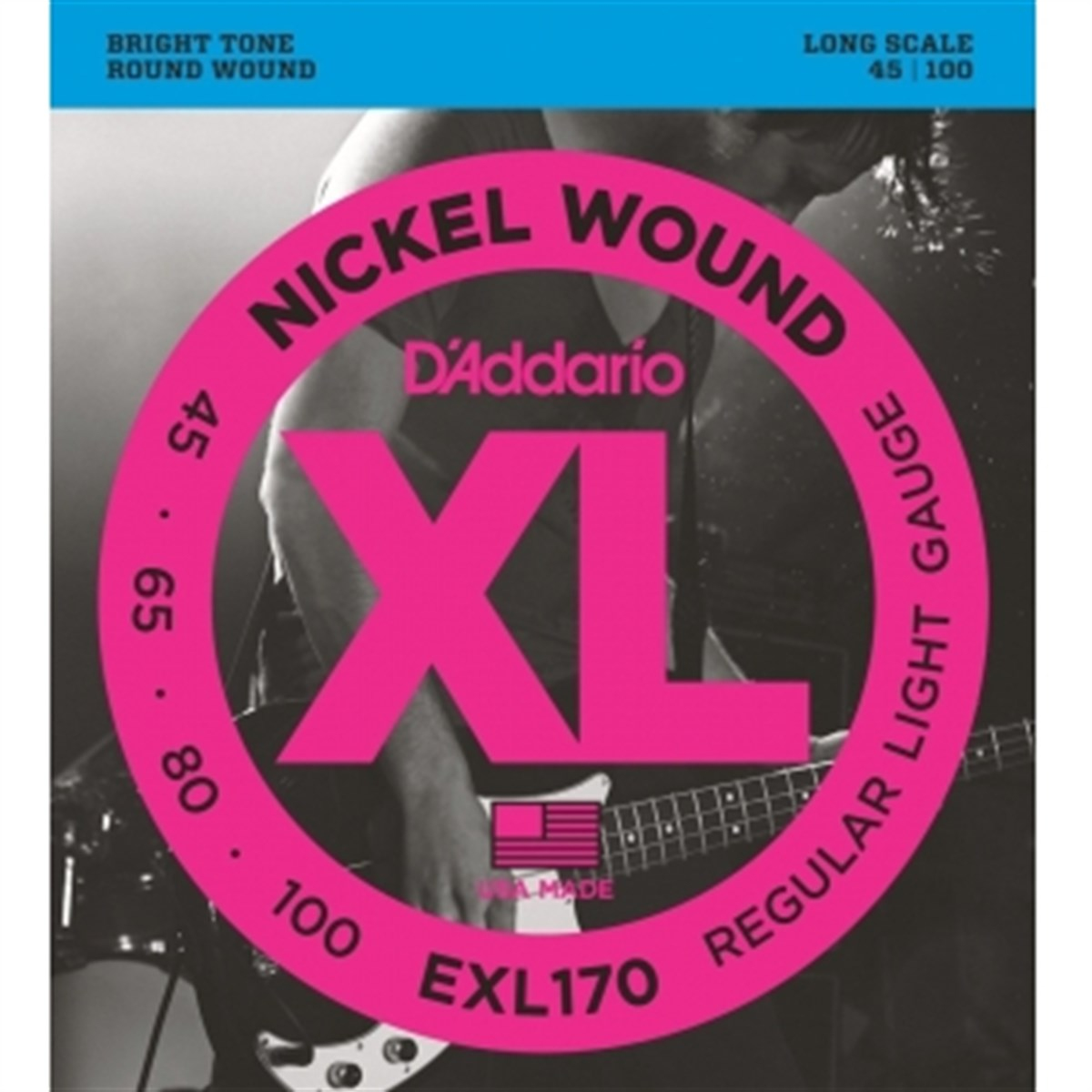 DADDARIO EXL170 BAS GİTAR TEL SETİ 45-100