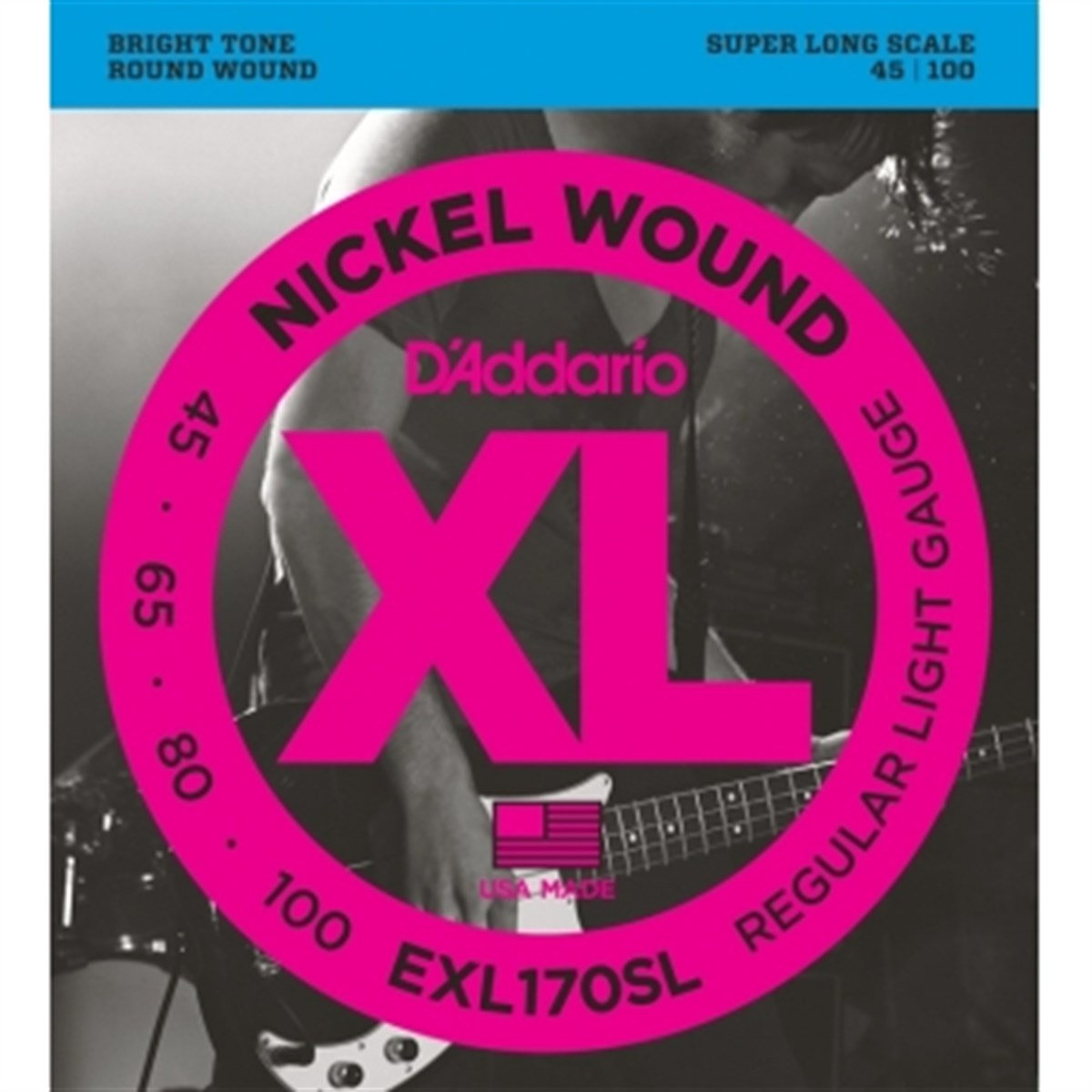 DADDARIO EXL170SL BAS GİTAR TEL SETİ 45-100