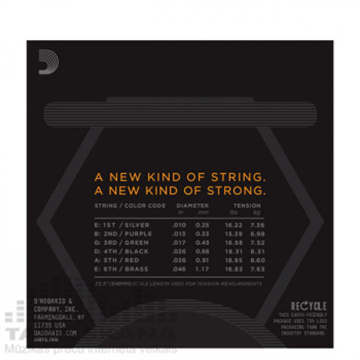 DADDARIO NYXL1046 ELEKTRO GİTAR TEL SETİ 10-46