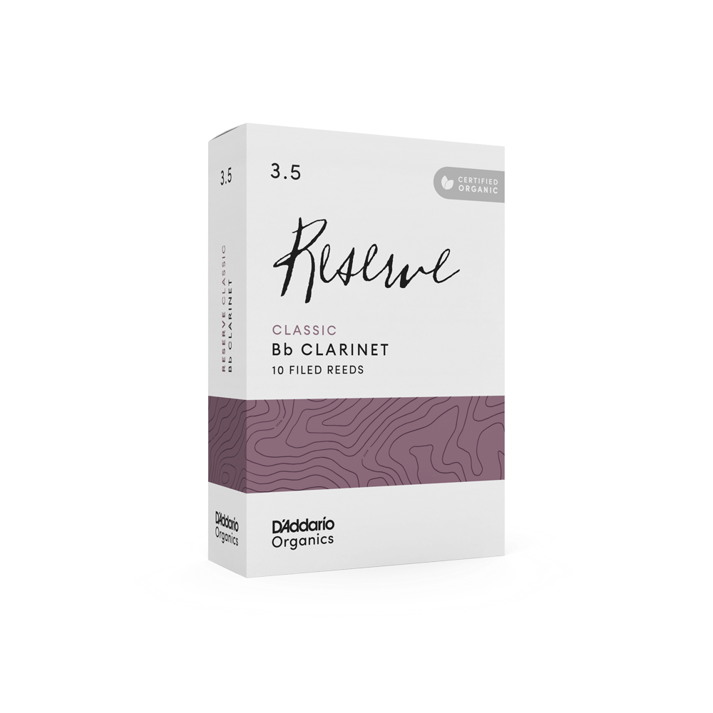 D'Addario Woodwinds Organic Reserve Classic ODCT1035 Sib Klarnet Kamışı No:3.5