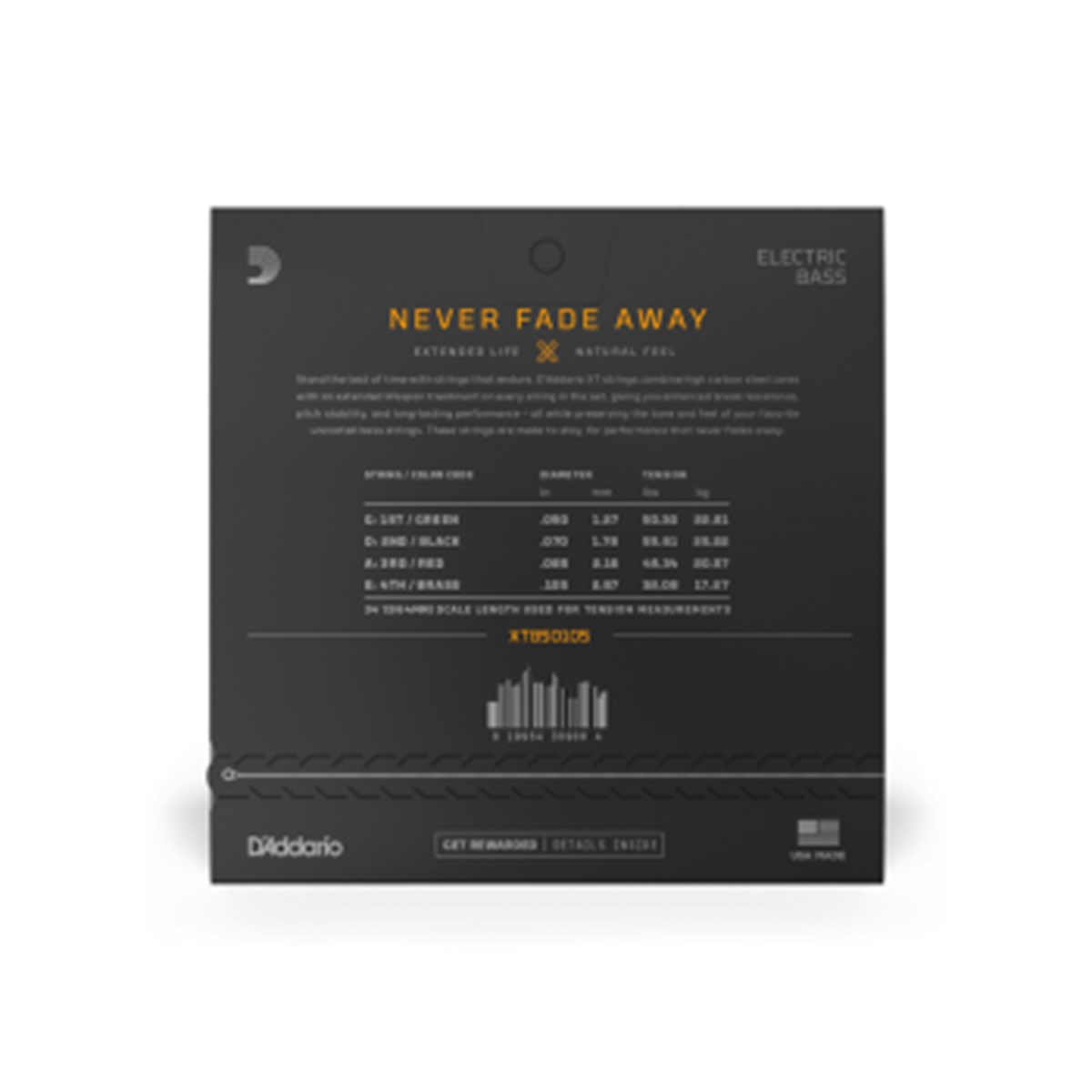 DADDARIO XTB50105 BAS GİTAR TEL SETİ 50-105