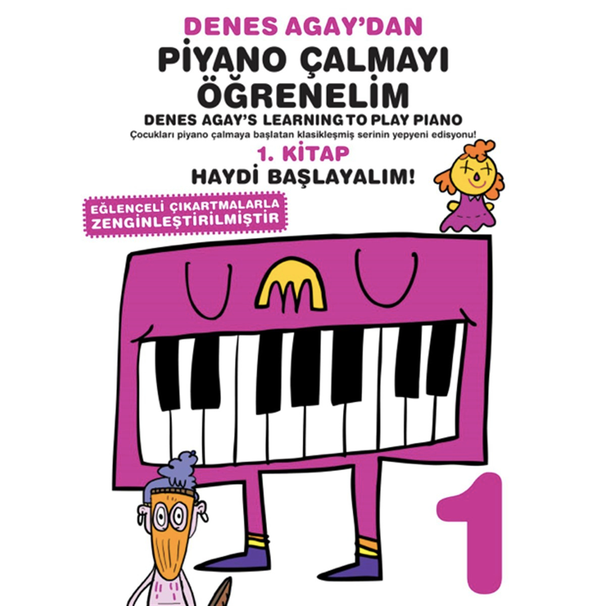 Denes Agay Piyano Metodu 1. Kitap GÜNCEL BASKI