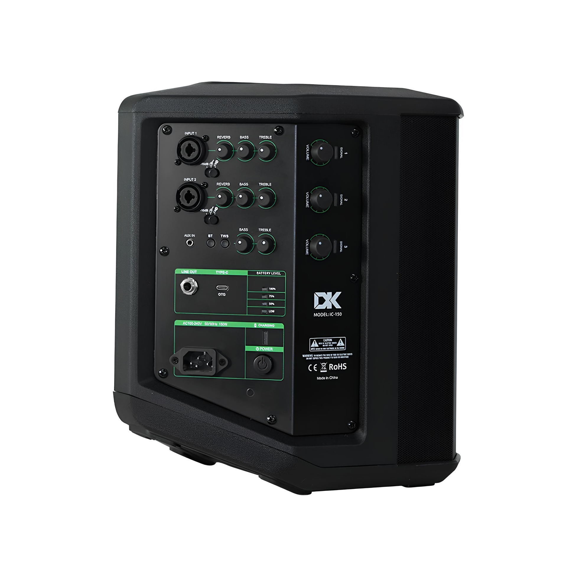 DK AUDİO iC-150 COMBO AKUSTİK GİTAR ÇANTA AMPLİ