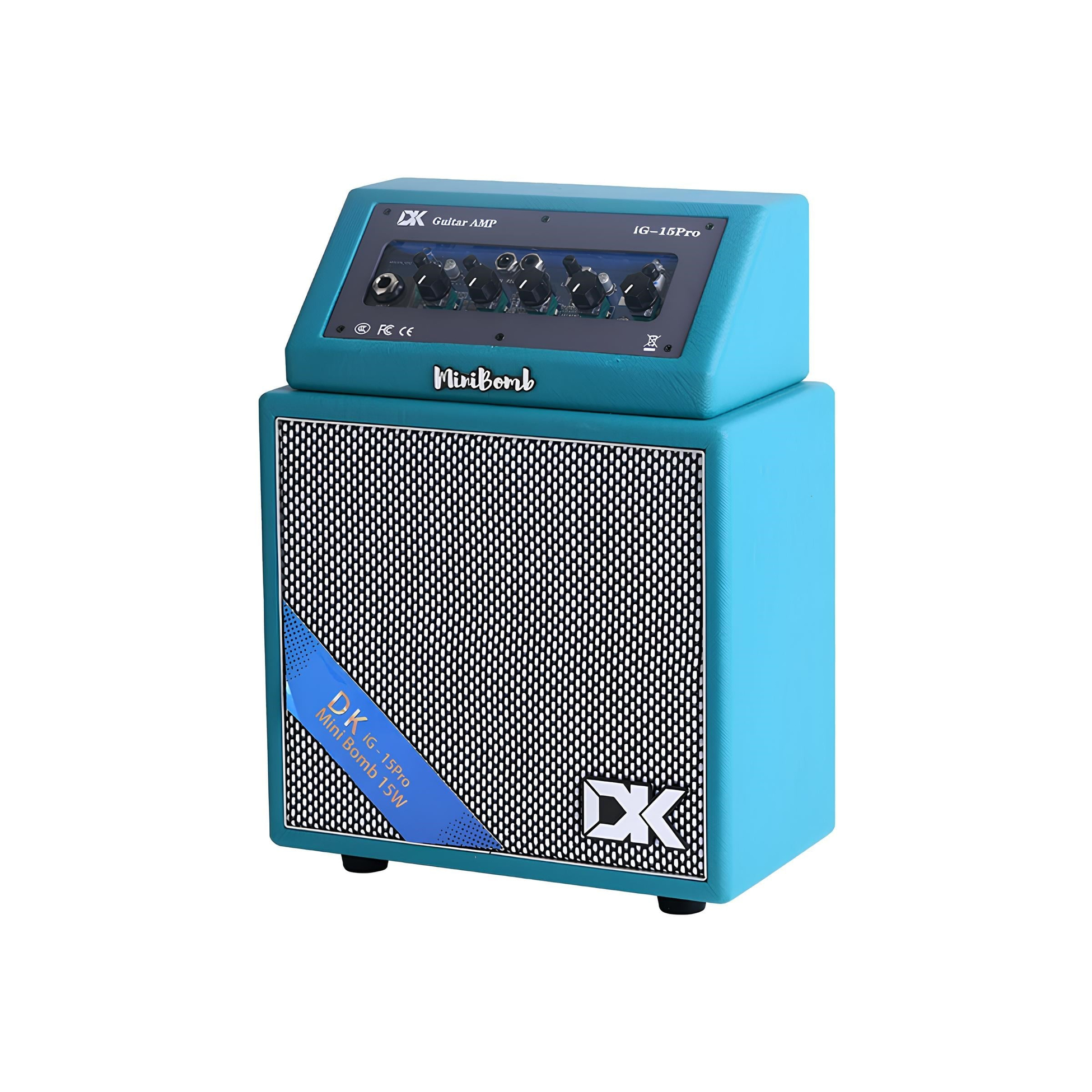 DK AUDİO iG-15PROGR ELEKTRO GİTAR ÇANTA AMPLİ (YEŞİL)