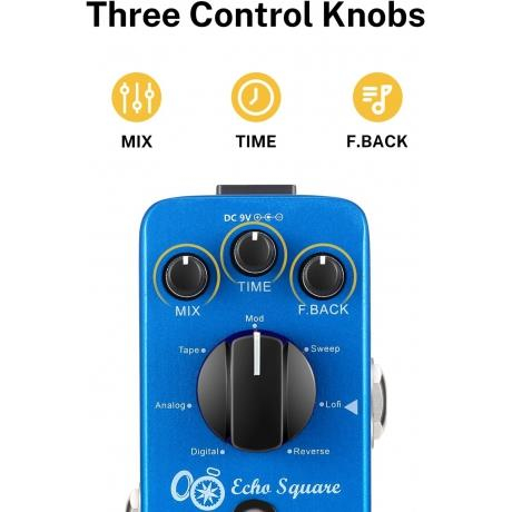 Donner EC1006 Dijital Multi Delay Pedalı
