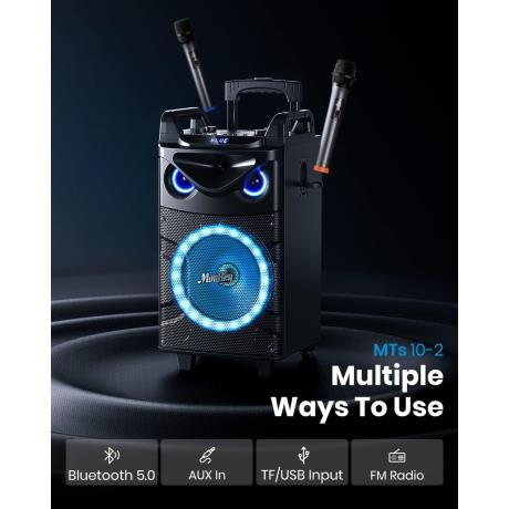 Donner Pa System Woofer Moukey Karaoke Makinesi