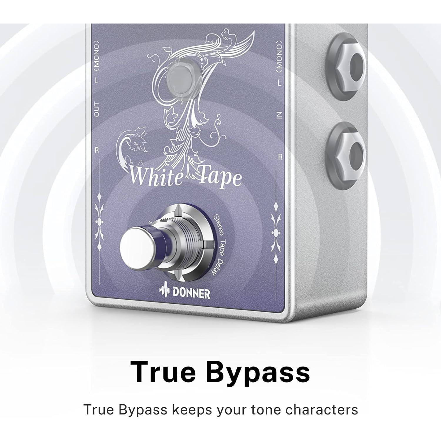 Donner Versatility Delay Pedal Time Effect Pedalı (Synthesizer/Gitar/Drum Machine Uyumlu)