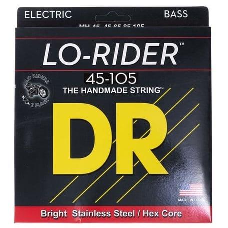 DR Lo Rider LLH-45 Bas Gitar 45-105 Uzun Ömürlü Takım Tel (El yapımı)