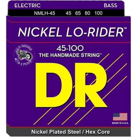 DR Nickel Lo Rider NMLH-45 Bas Gitar 45-100 Takım Tel (El yapımı)