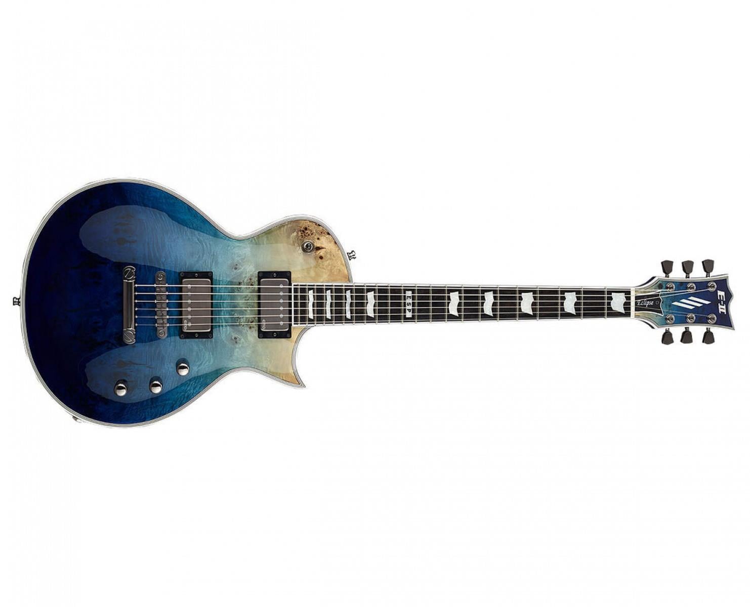 ESP E-II Eclipse BM Blue Natural Fade Elektro Gitar