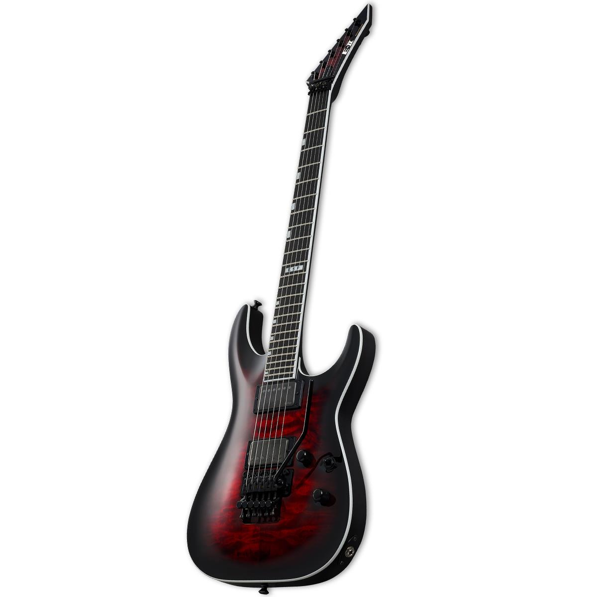 ESP E-II Horizon FR-II EMG See Thru Black Cherry Sunburst Elektro Gitar