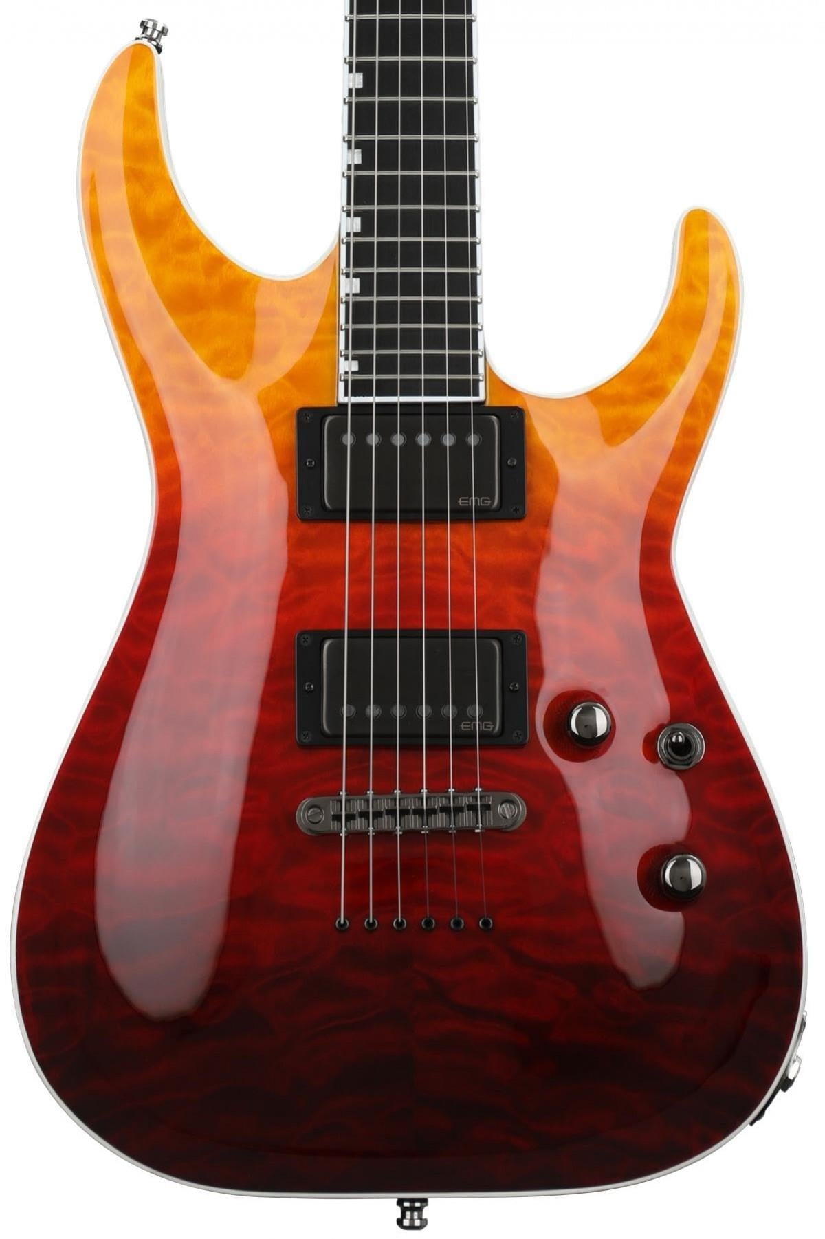 ESP E-II Horizon NT-II Tiger Eye Amber Fade Elektro Gitar
