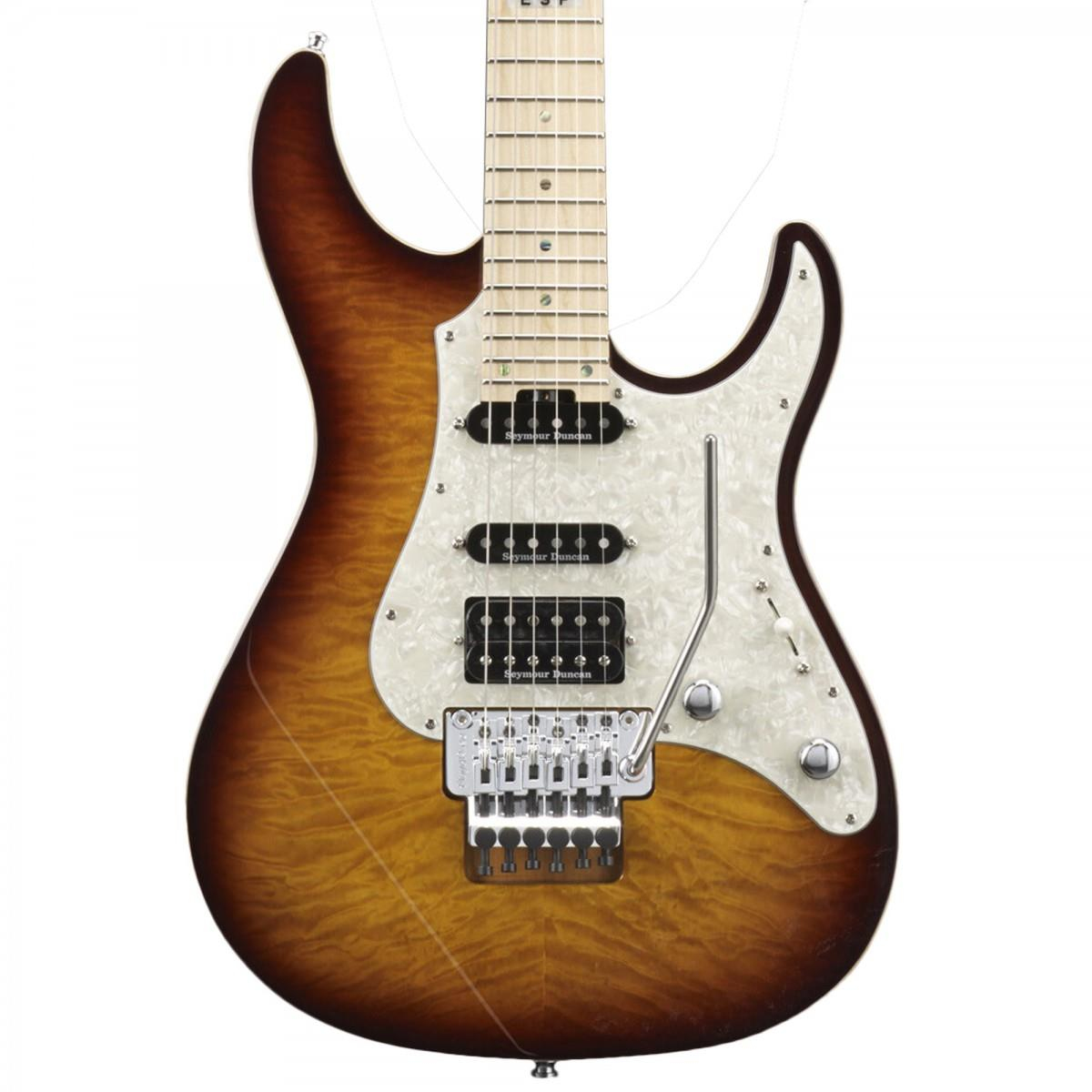 ESP E-II ST-1 QM Tea Sunburst Elektro Gitar
