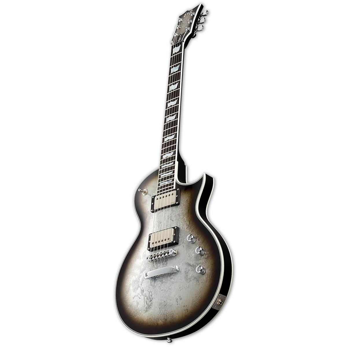 ESP Eclipse Custom Silver Liquid Metal Burst Elektro Gitar