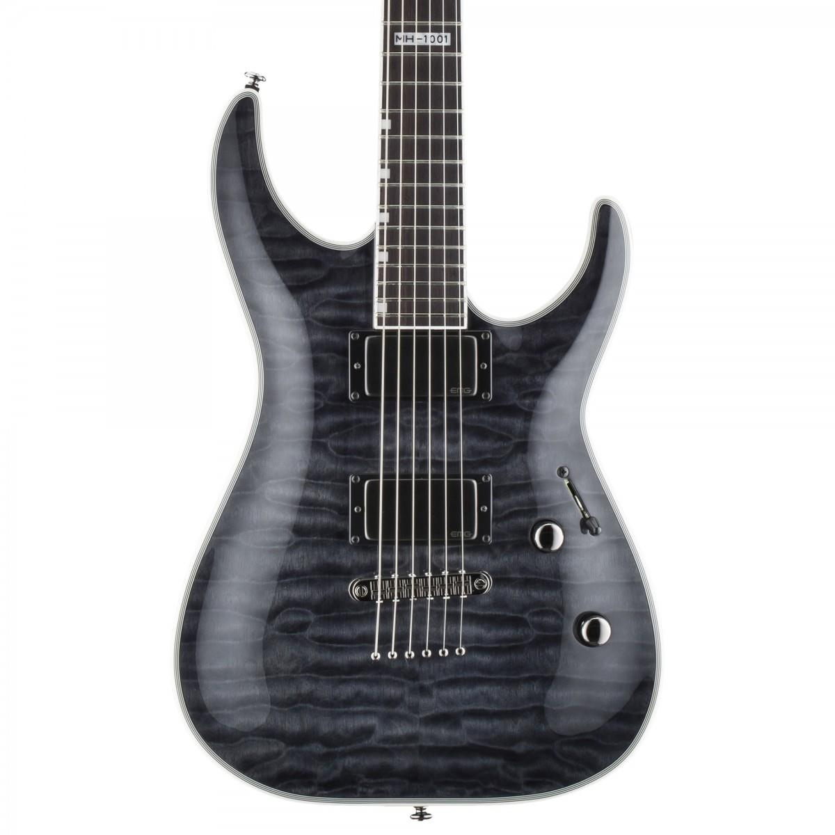 ESP LTD MH-1001 NT See Thru Black Elektro Gitar
