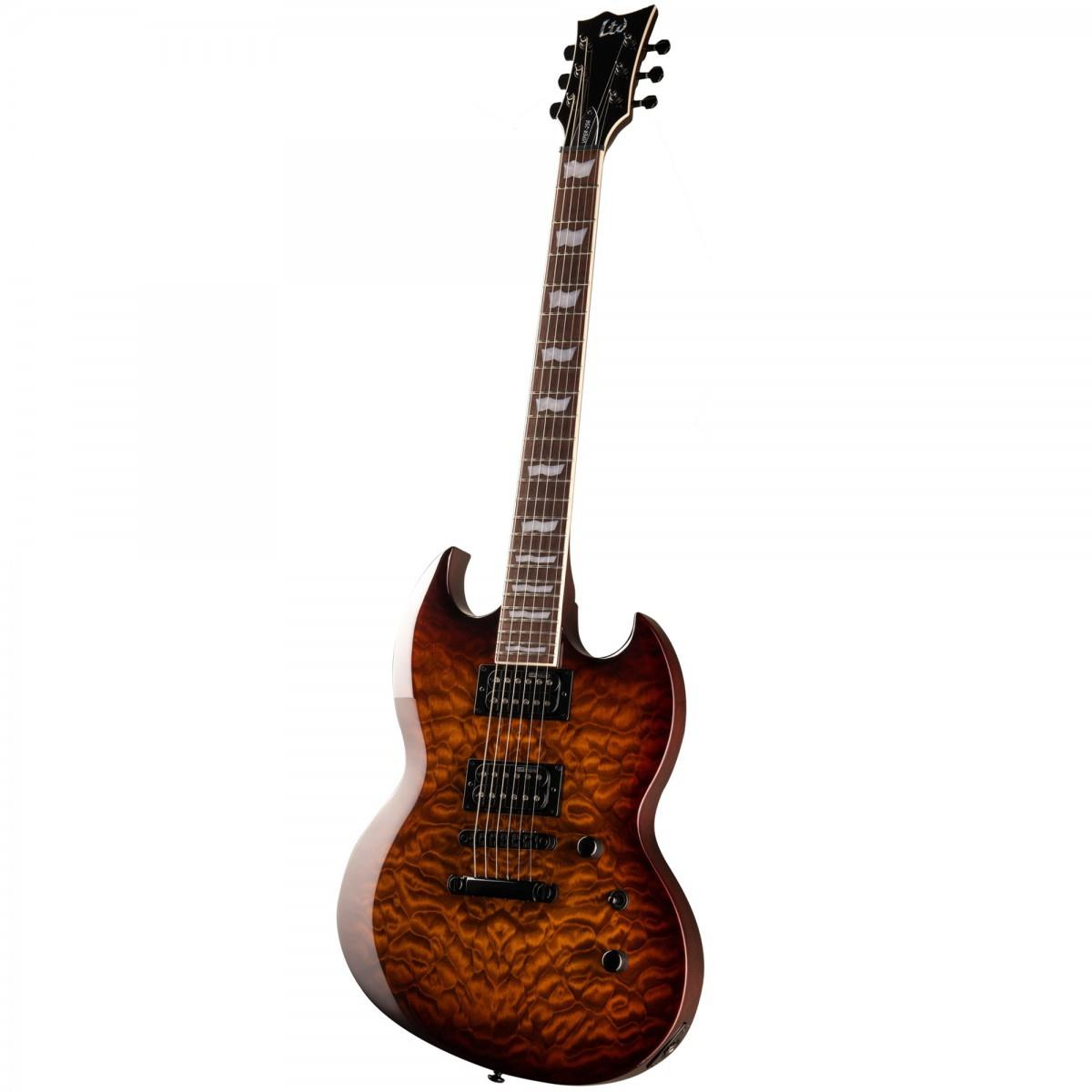 ESP LTD VIPER 256 Dark Brown Sunburst Elektro Gitar