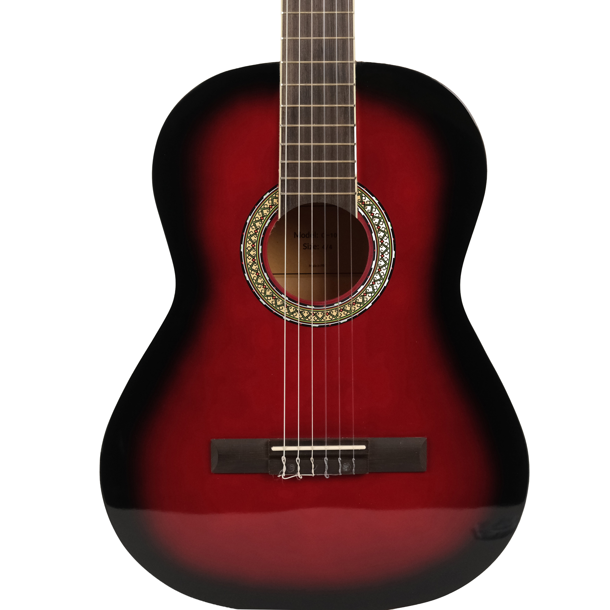 Federal C-10 RB Kırmızı 4/4 Klasik Gitar
