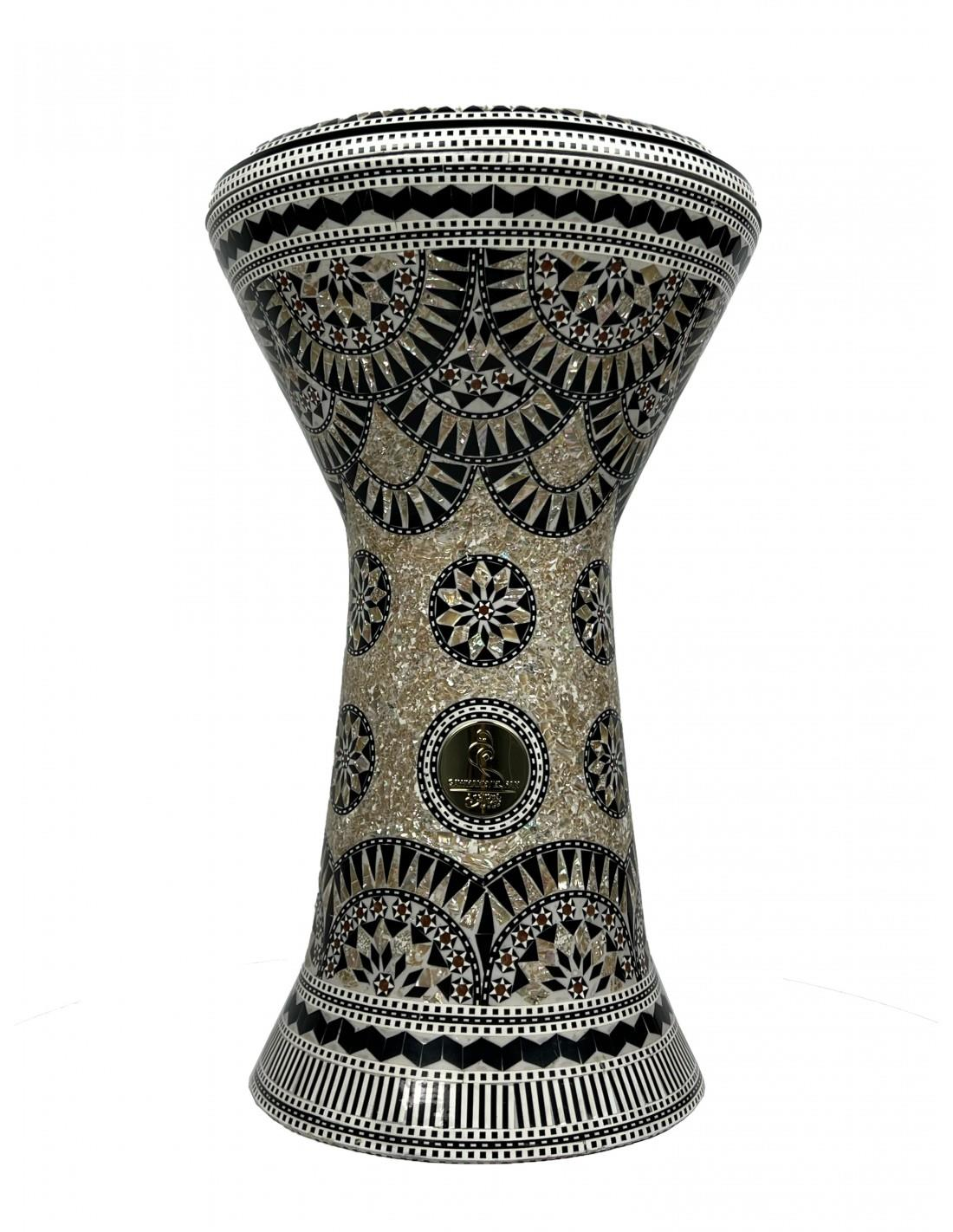 Gawharet El-Fan Sedef Profesyonel İşlemeli Döküm Darbuka (23)