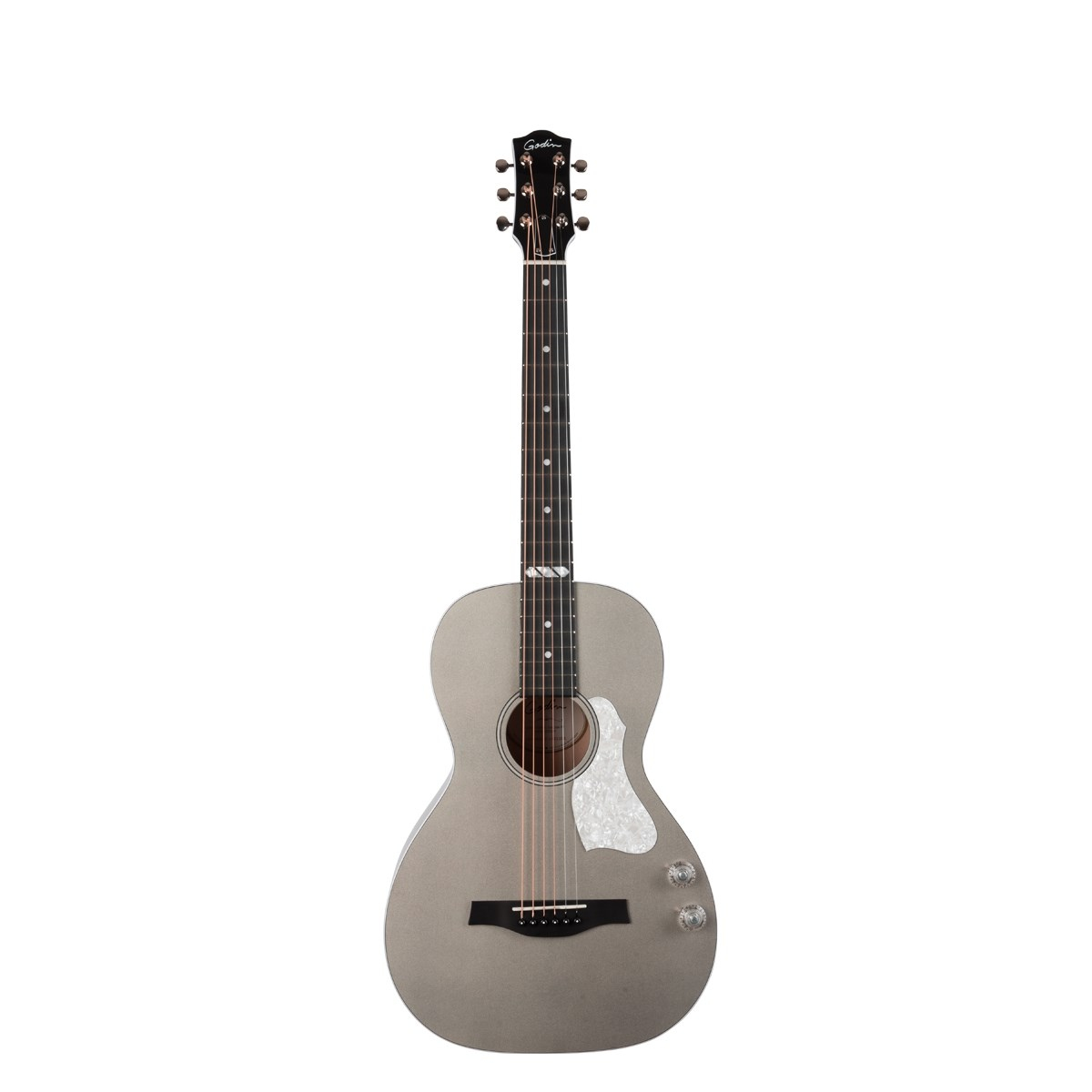 Godin Rialto JR Satina Gray HG Q-Discrete Elektro Akustik Gitar
