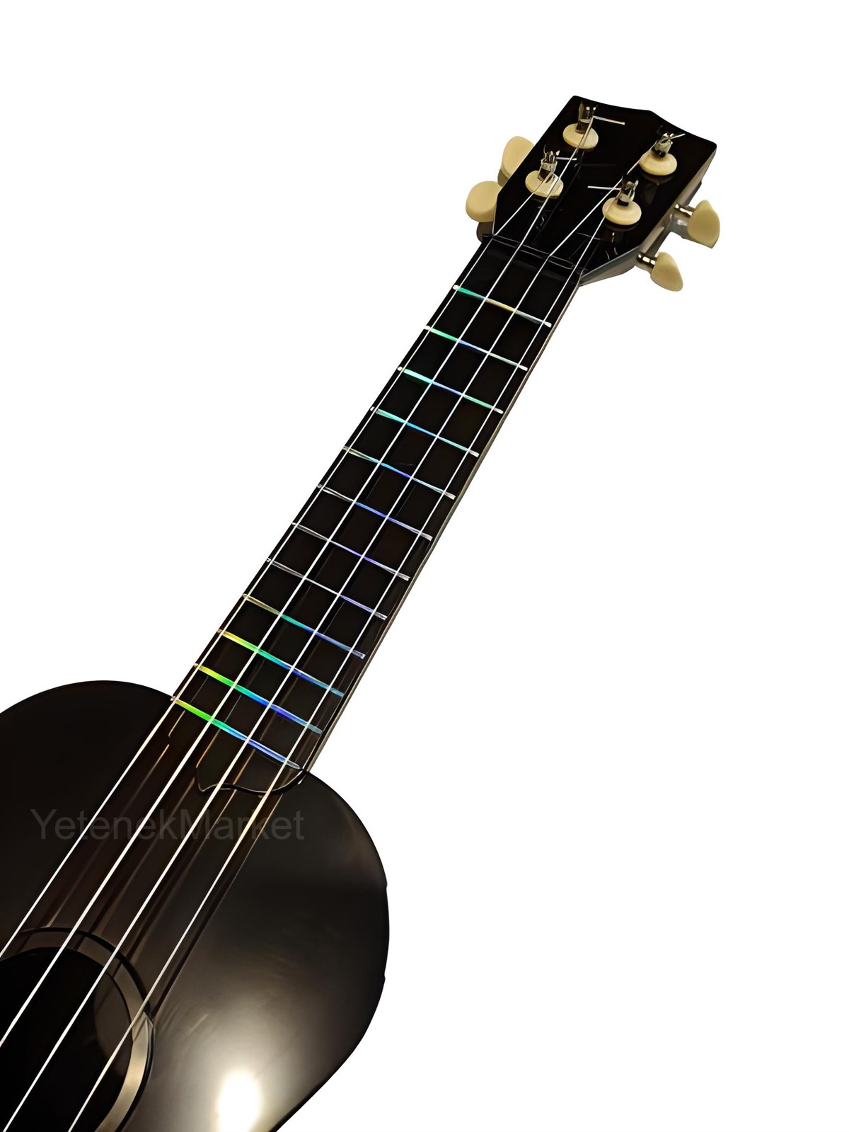 Hawiian Soprano Ukulele (Siyah) Yerli Üretim