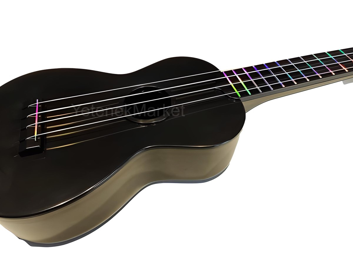 Hawiian Soprano Ukulele (Siyah) Yerli Üretim
