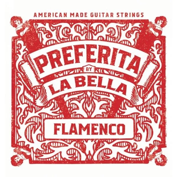 La Bella 1P-F Preferita® Flamanko Gitar Tel Seti