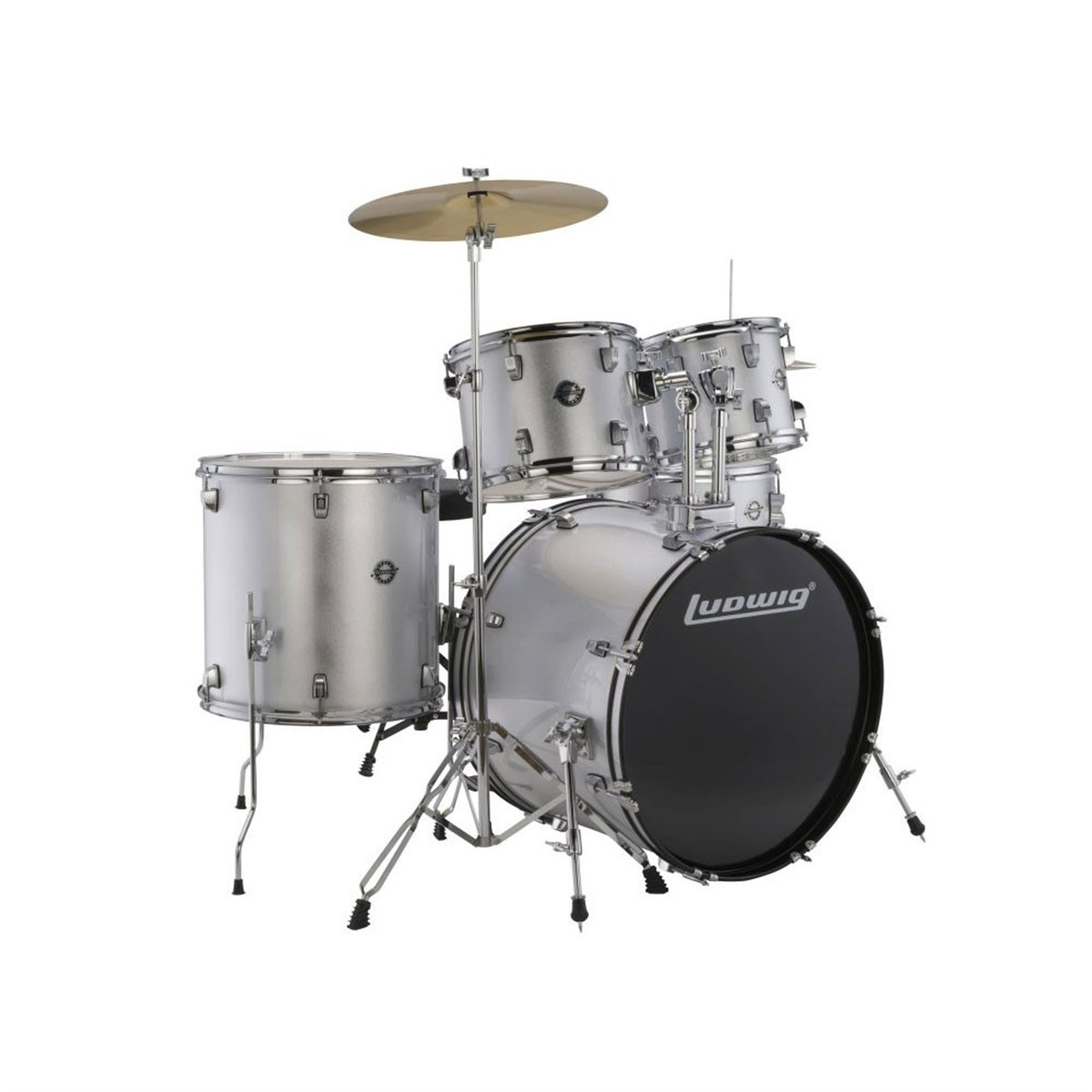 Ludwig Accent Fuse (Gümüş) Akustik Davul Seti
