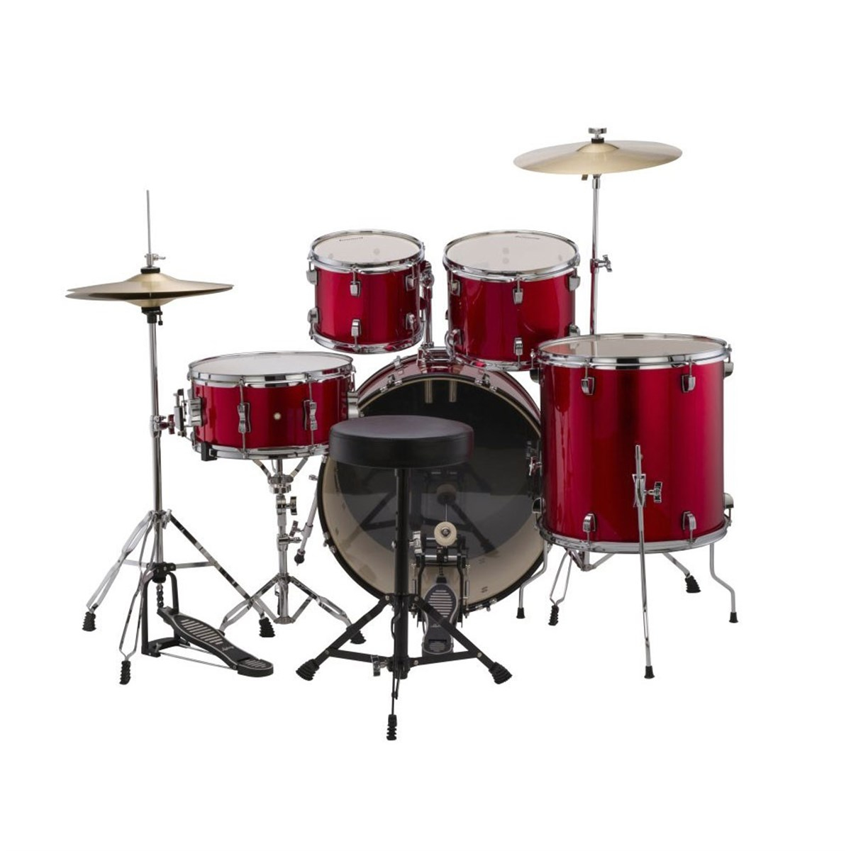 Ludwig Accent Fuse (Kırmızı) Akustik Davul Seti
