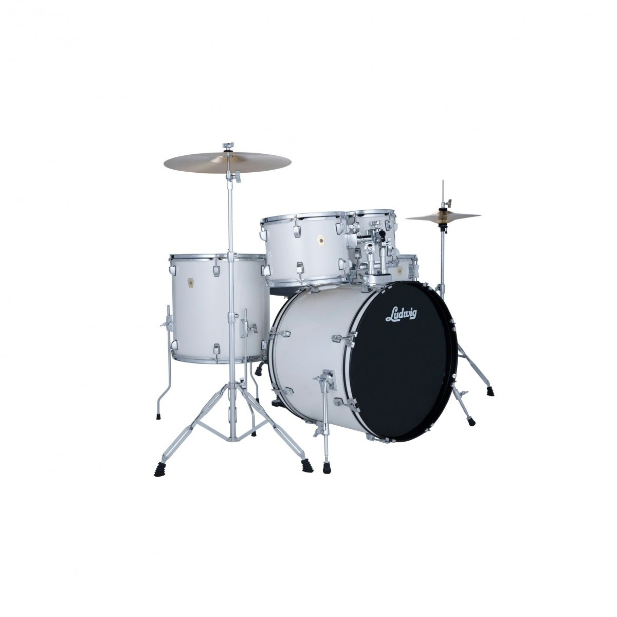 Ludwig LC190C7 Accent Fuse Snow Dust Akustik Davul Seti