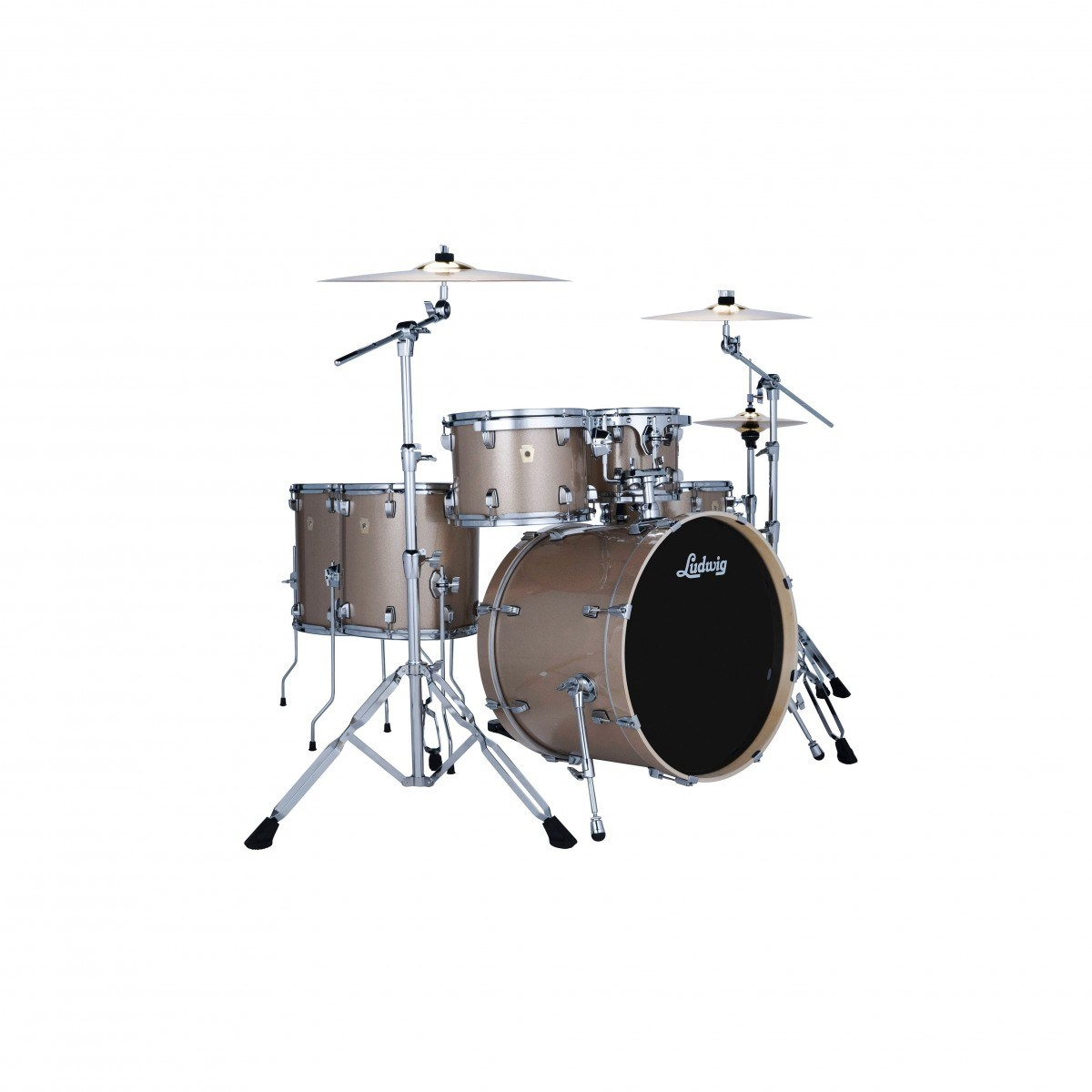 Ludwig LE5200C3 Evolution Prosecco Sparkle Akustik Davul Seti