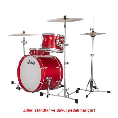 Ludwig Neusonic Downbeat Diablo Red Davul Shell Set