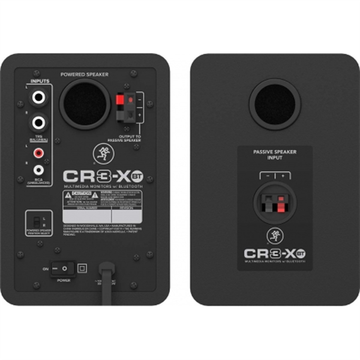 Mackie CR3-XBT 3 İnç Bluetooth Stüdyo Monitörü (Çift)