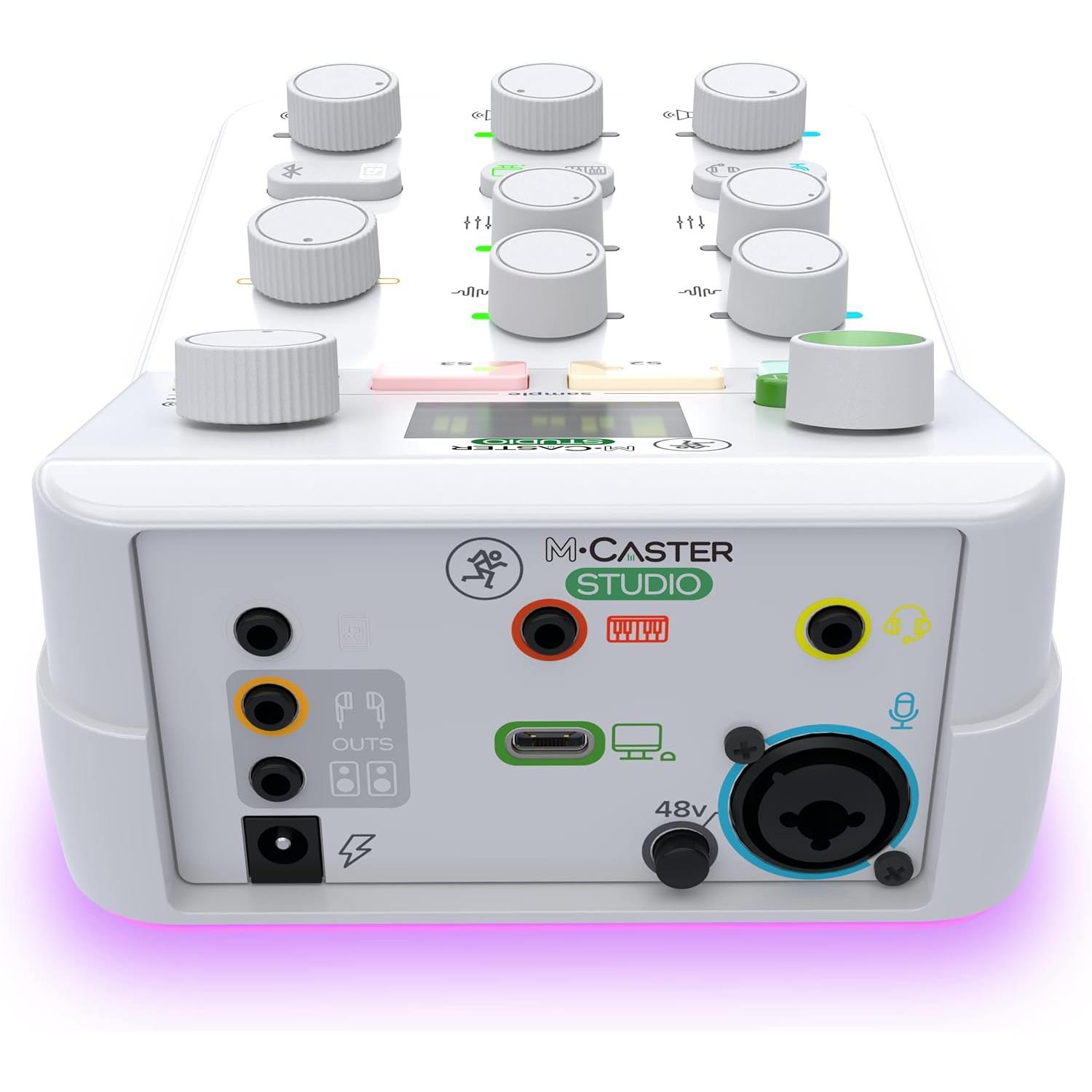 Mackie M-Caster Studio Portatif Canlı Yayın Mikseri (Beyaz)