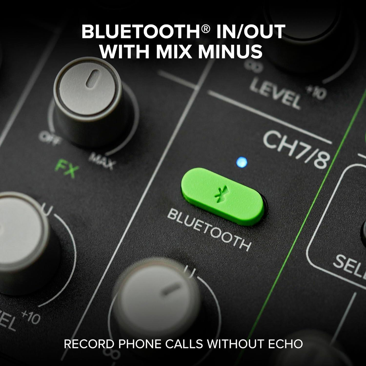 Mackie Mobilemix 8 Kanal Dahili Efektli ve Bluetooth Bağlantılı Pil ile Çalışabilen Mikser