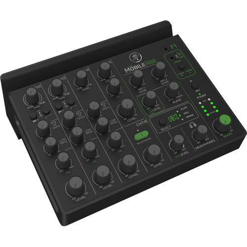 Mackie Mobilemix 8 Kanal Dahili Efektli ve Bluetooth Bağlantılı Pil ile Çalışabilen Mikser