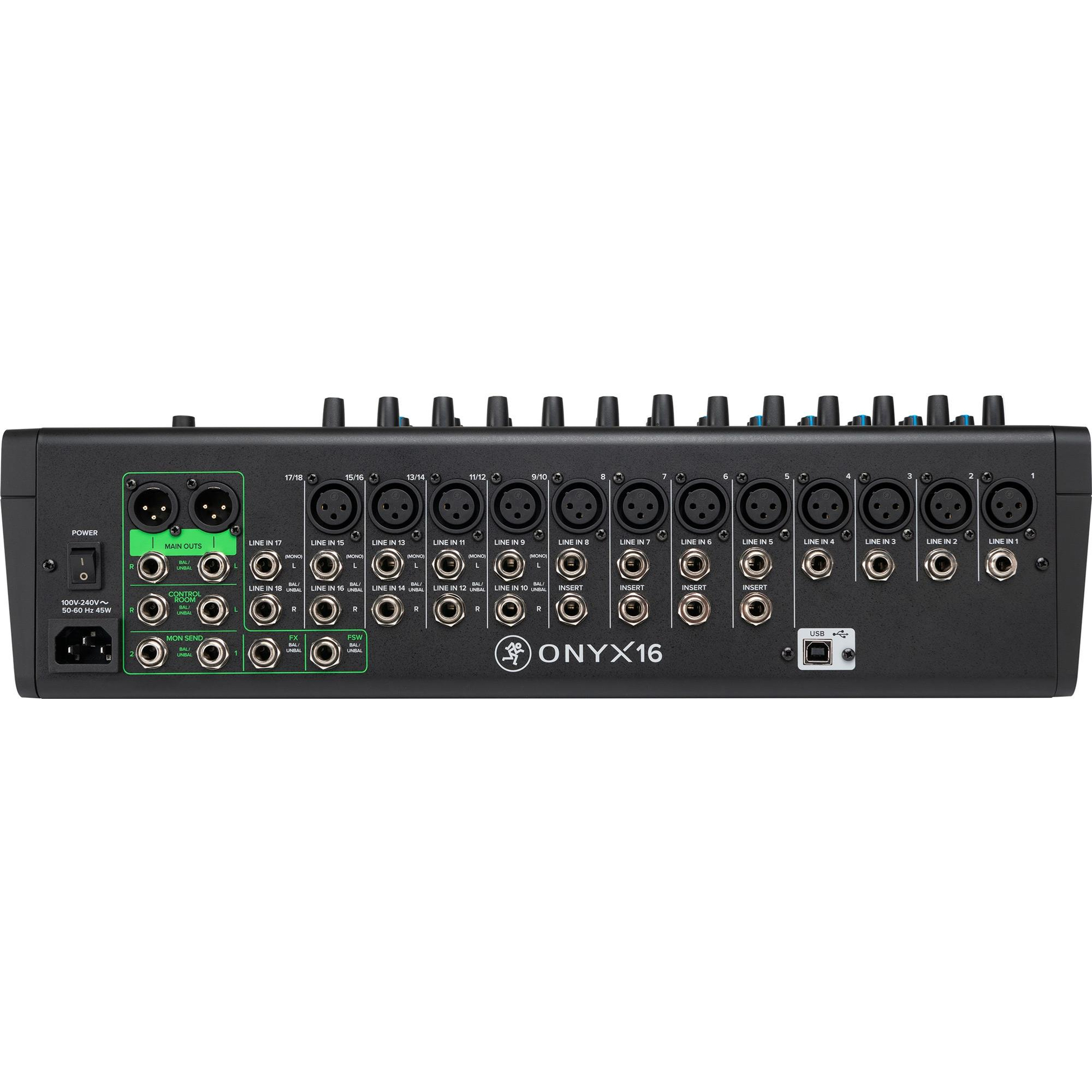 Mackie Onyx16 16-Kanal Analog Mikser (Multi-Track USB)