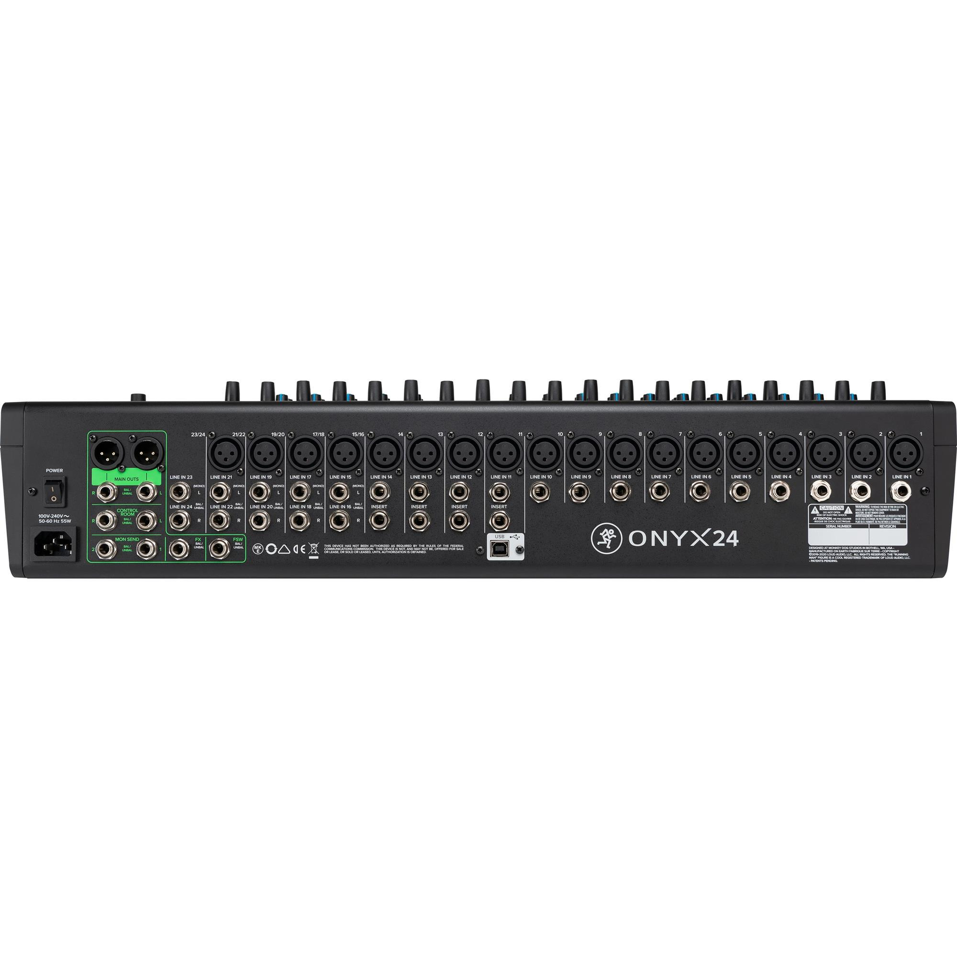 Mackie Onyx24 24-Kanal Analog Mikser (Multi-Track USB)