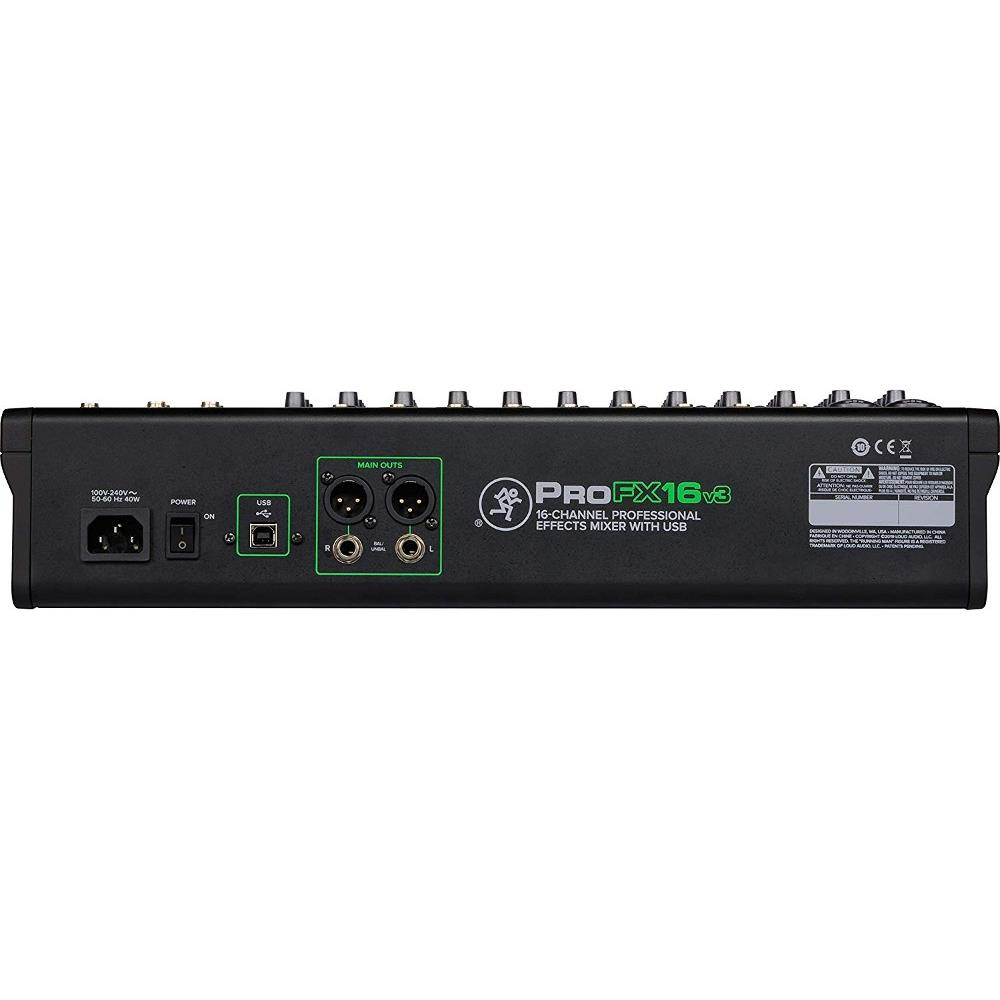 Mackie PROFX16 V3 16-Kanal 4-Bus Profesyonel Efektli Mikser