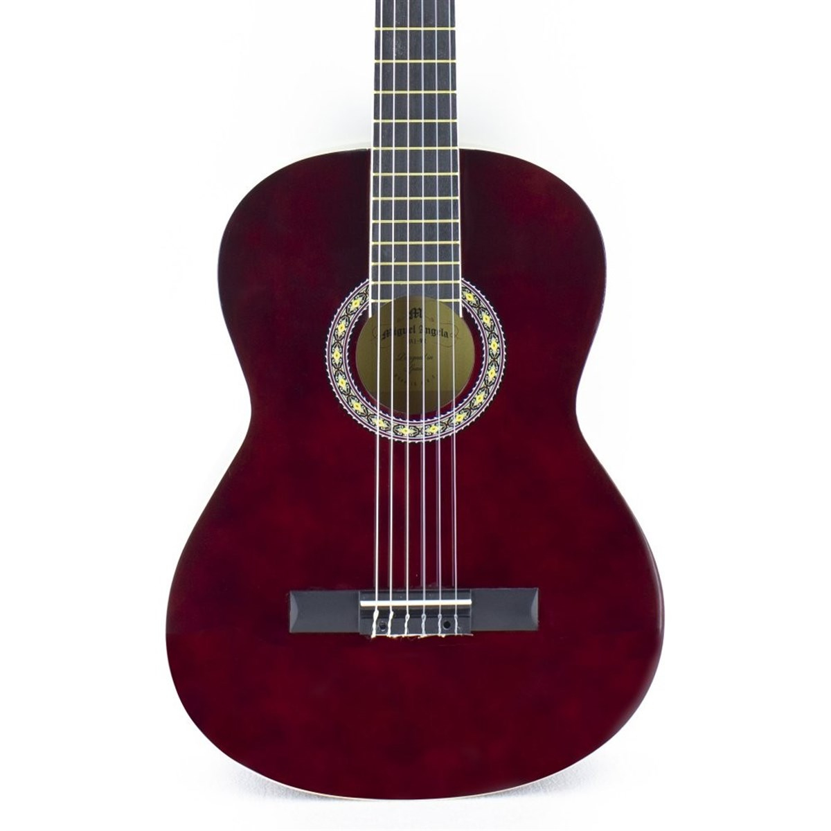 Miguel Angela MA1-WR Bordo Klasik Gitar (Kılıf+Pena)