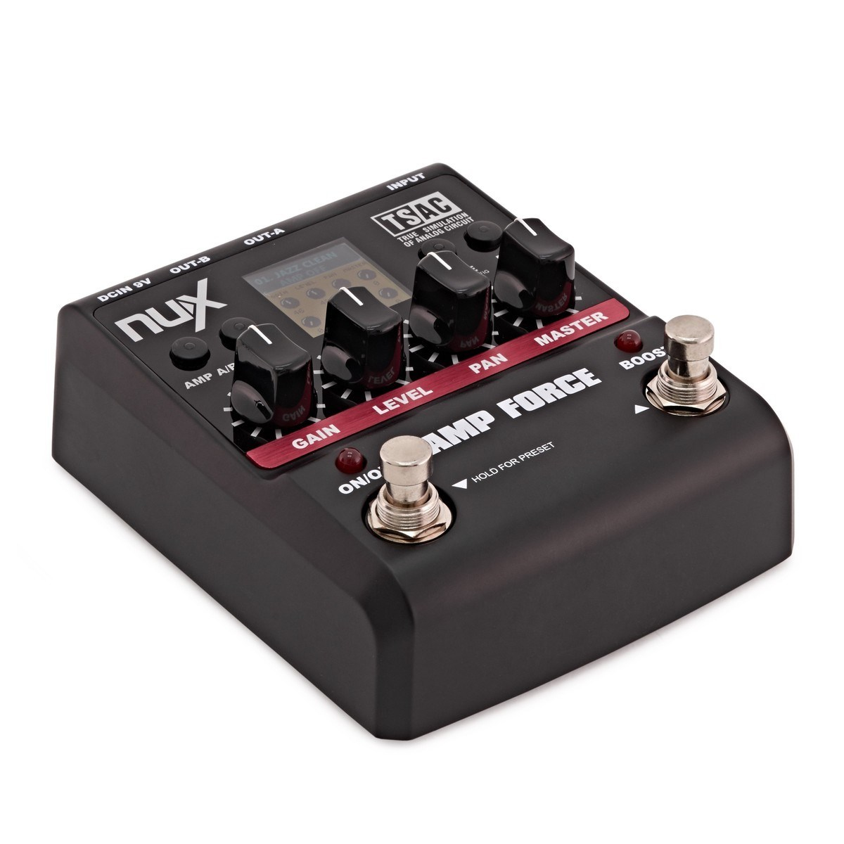 NUX AmpForce Drive ve Distortion Pedalı