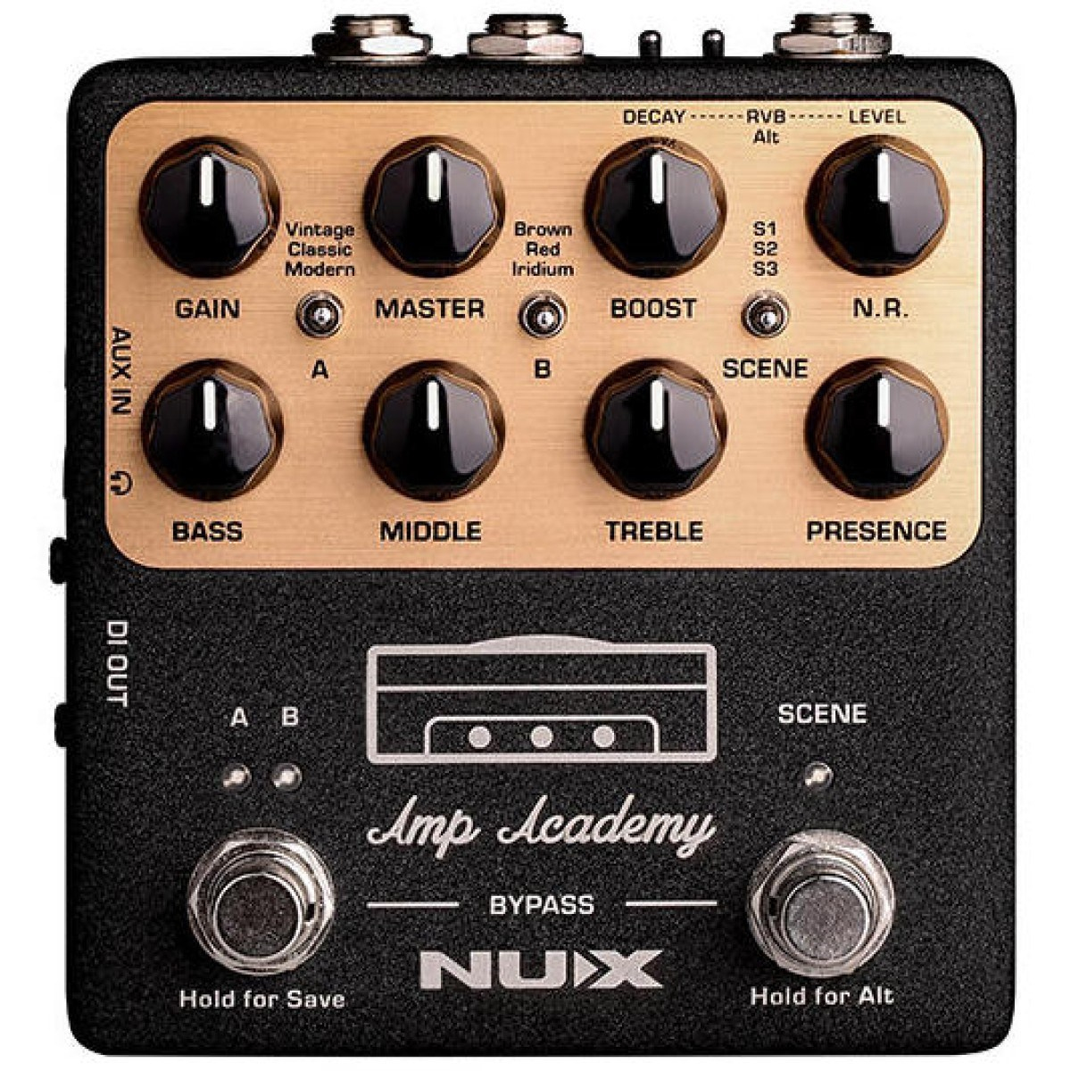 Nux NGS-6 Amp Academy Amfi Simülatör Pedalı
