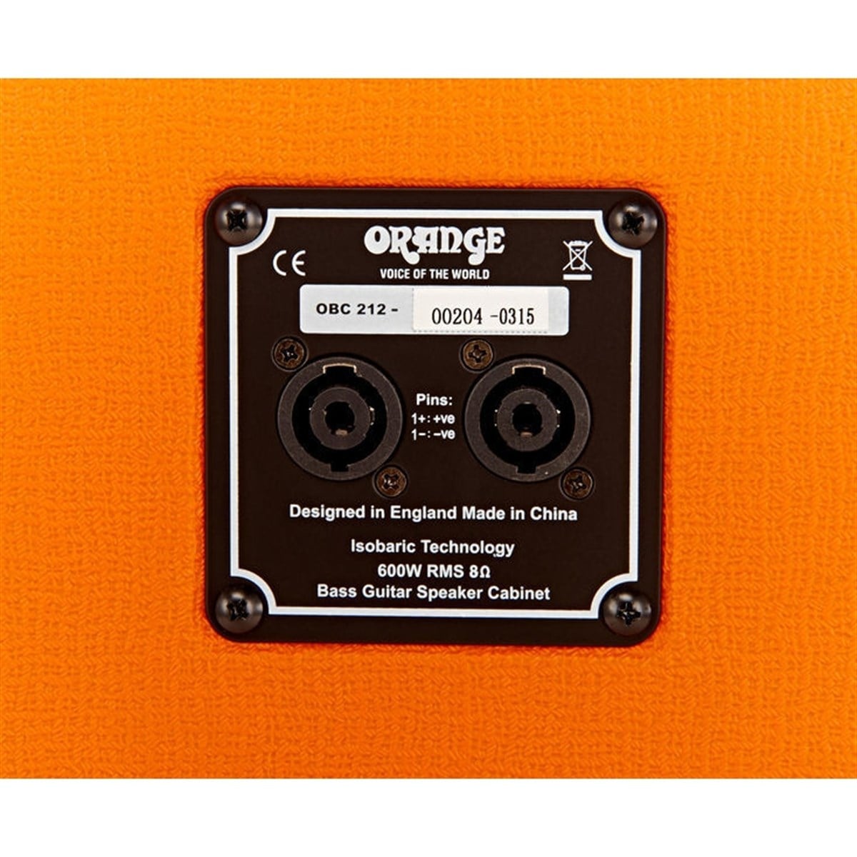 Orange OBC212 Isobaric Bas Gitar Kabini
