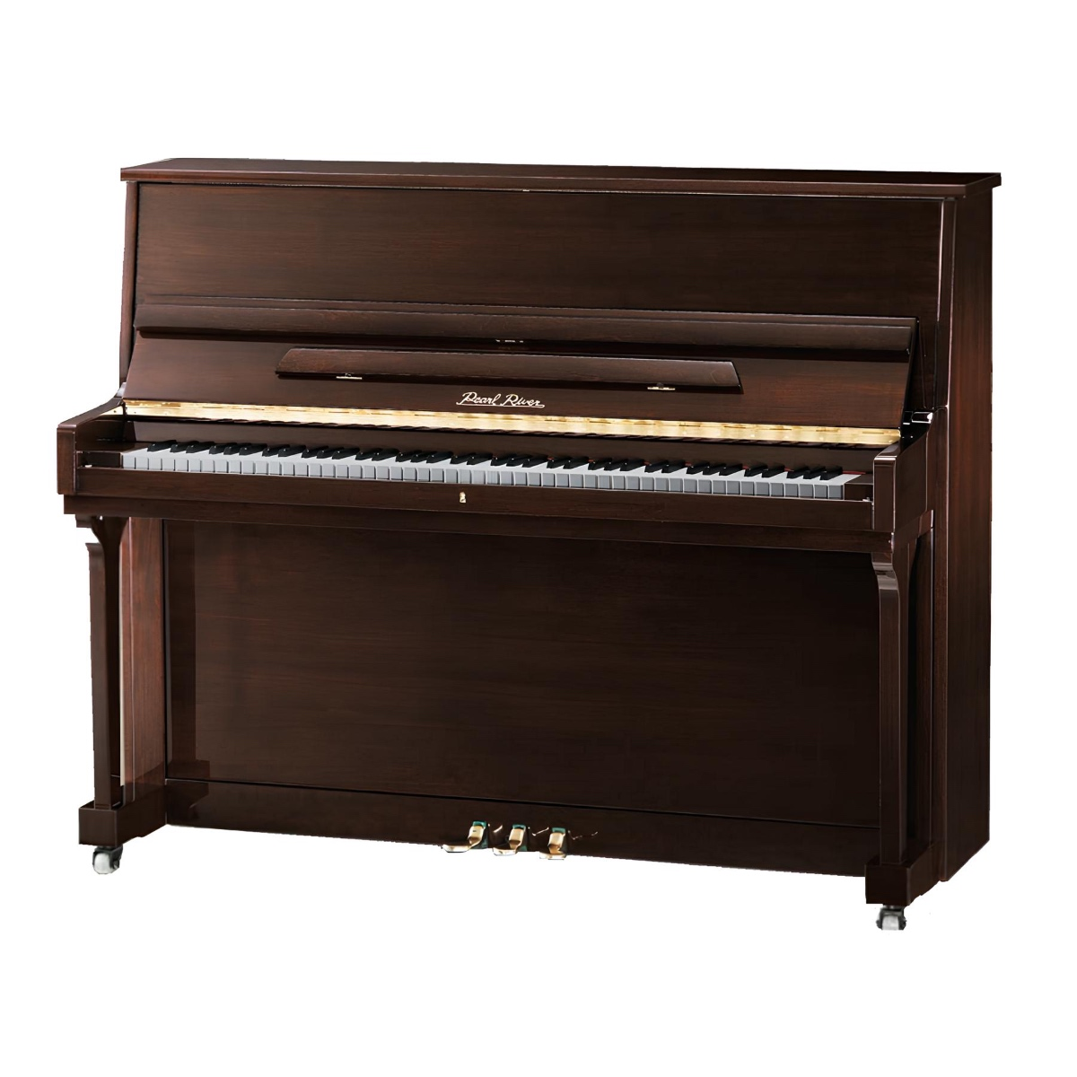 Pearl River UP115M2 Akustik Duvar Piyanosu (Parlak Ceviz)