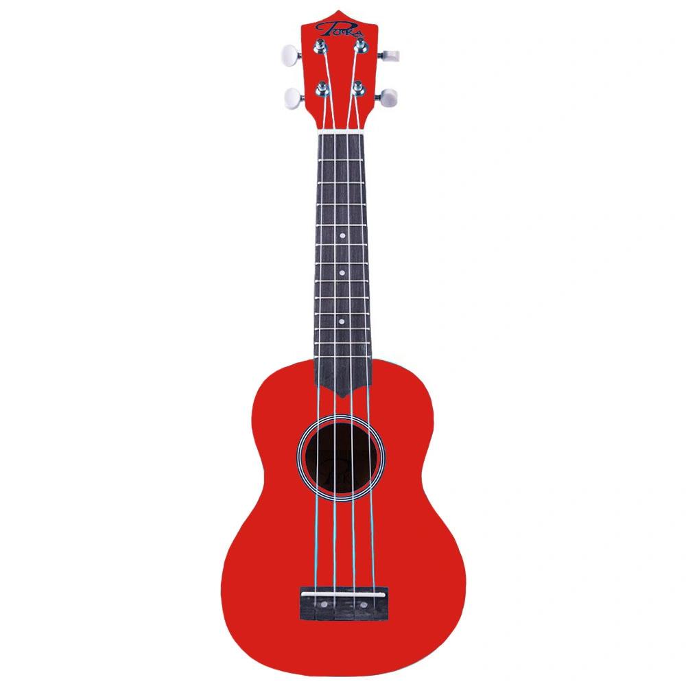 Puka UK21-RD Soprano Kırmızı Ukulele