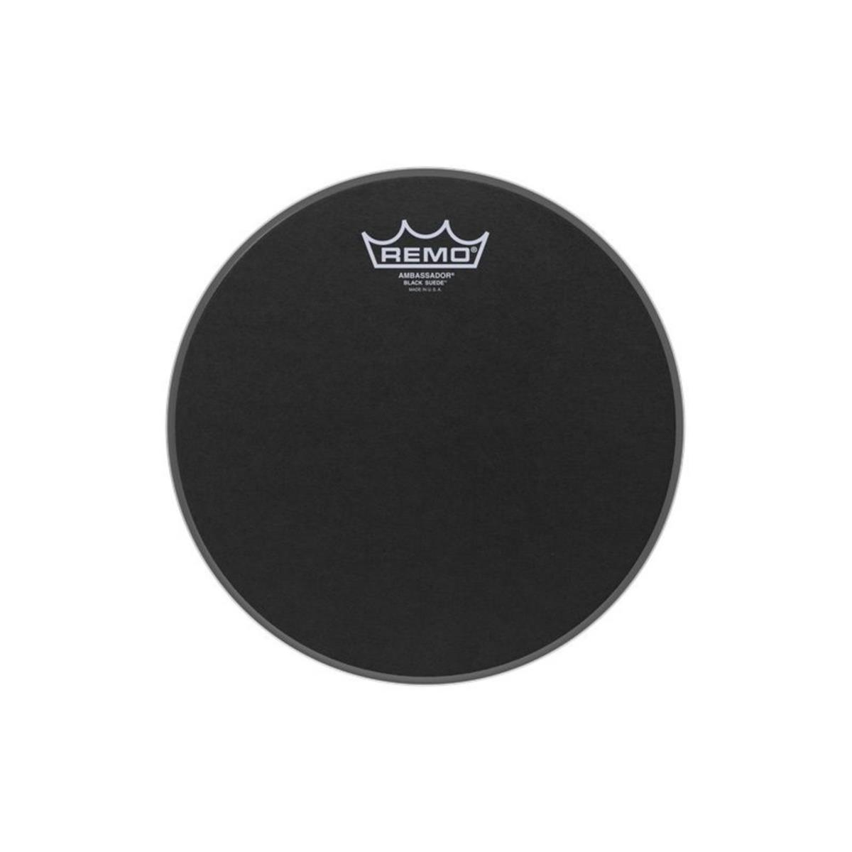 REMO AMBASSADOR® BLACK SUEDE 10 inç Davul Derisi