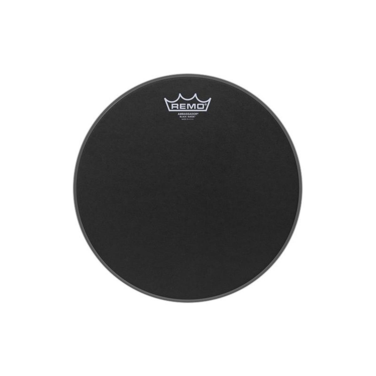 REMO AMBASSADOR® BLACK SUEDE 12 inç Davul Derisi